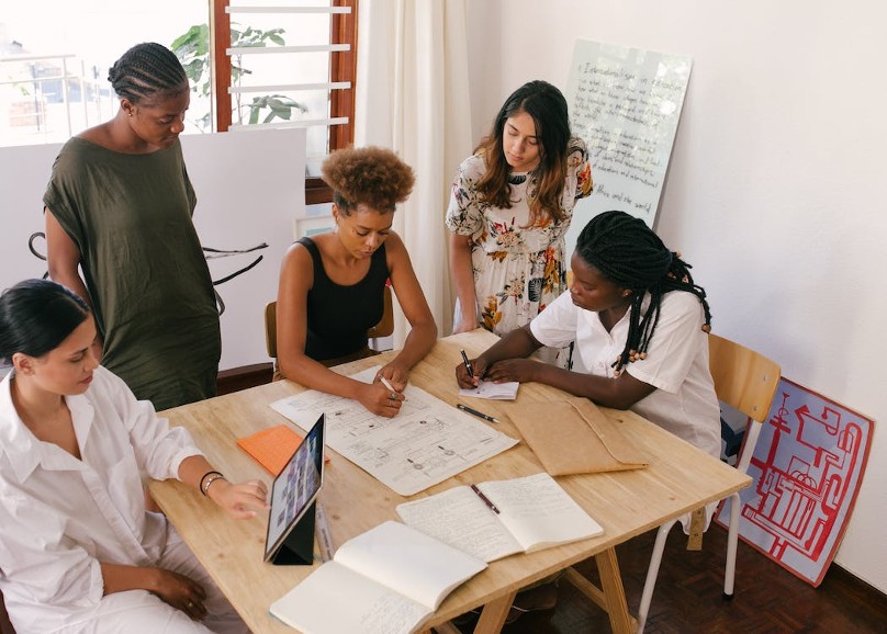 employees from various backgrounds